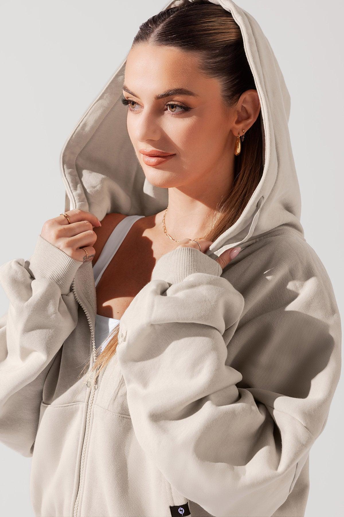Zip Cloud Hoodie - Digital Lavender Product Image