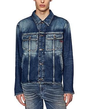 Diesel D-barcy-s Denim Trucker Jacket Product Image