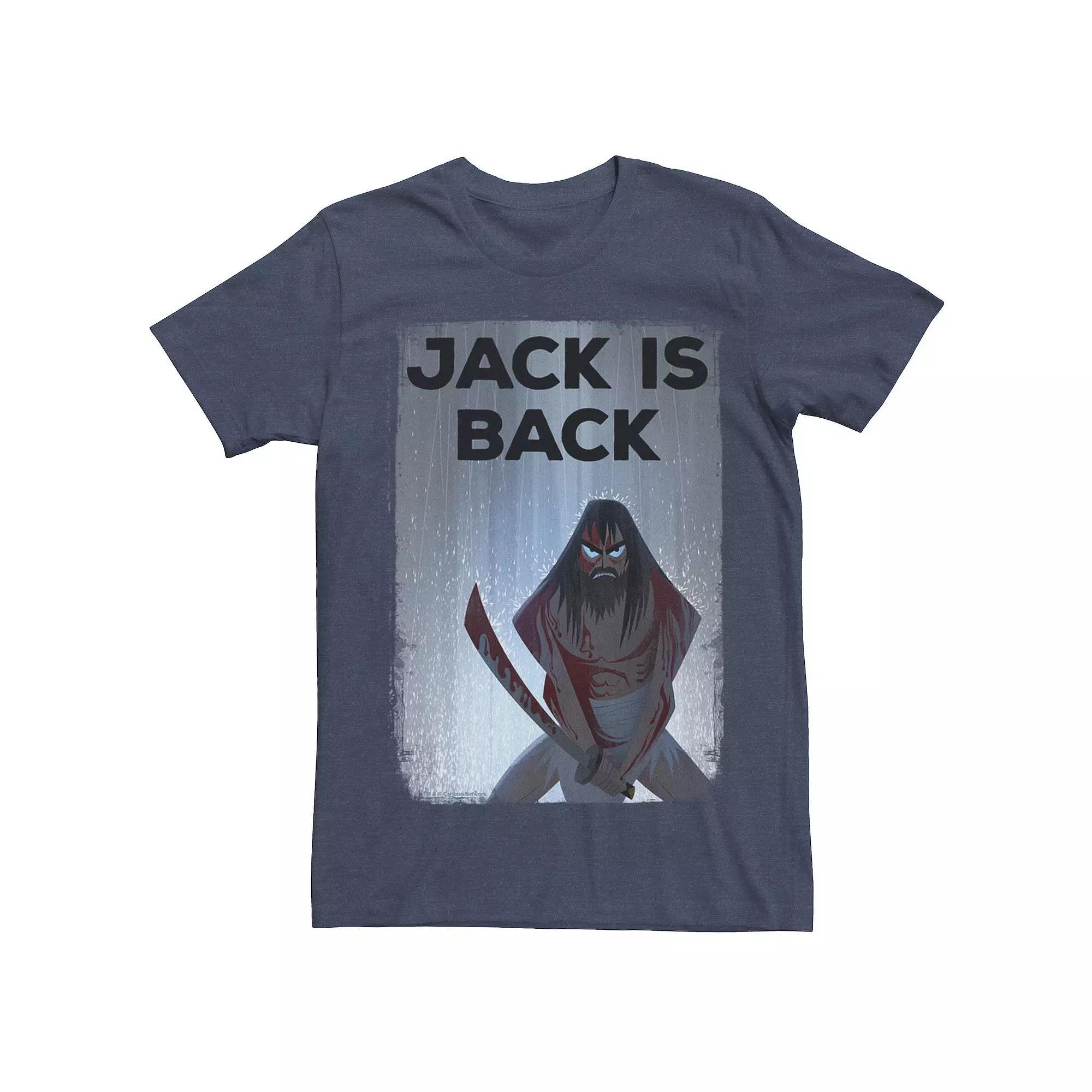 Mens Cartoon Network Samurai Jack Jack Is Back Rainwater Tee Red Product Image