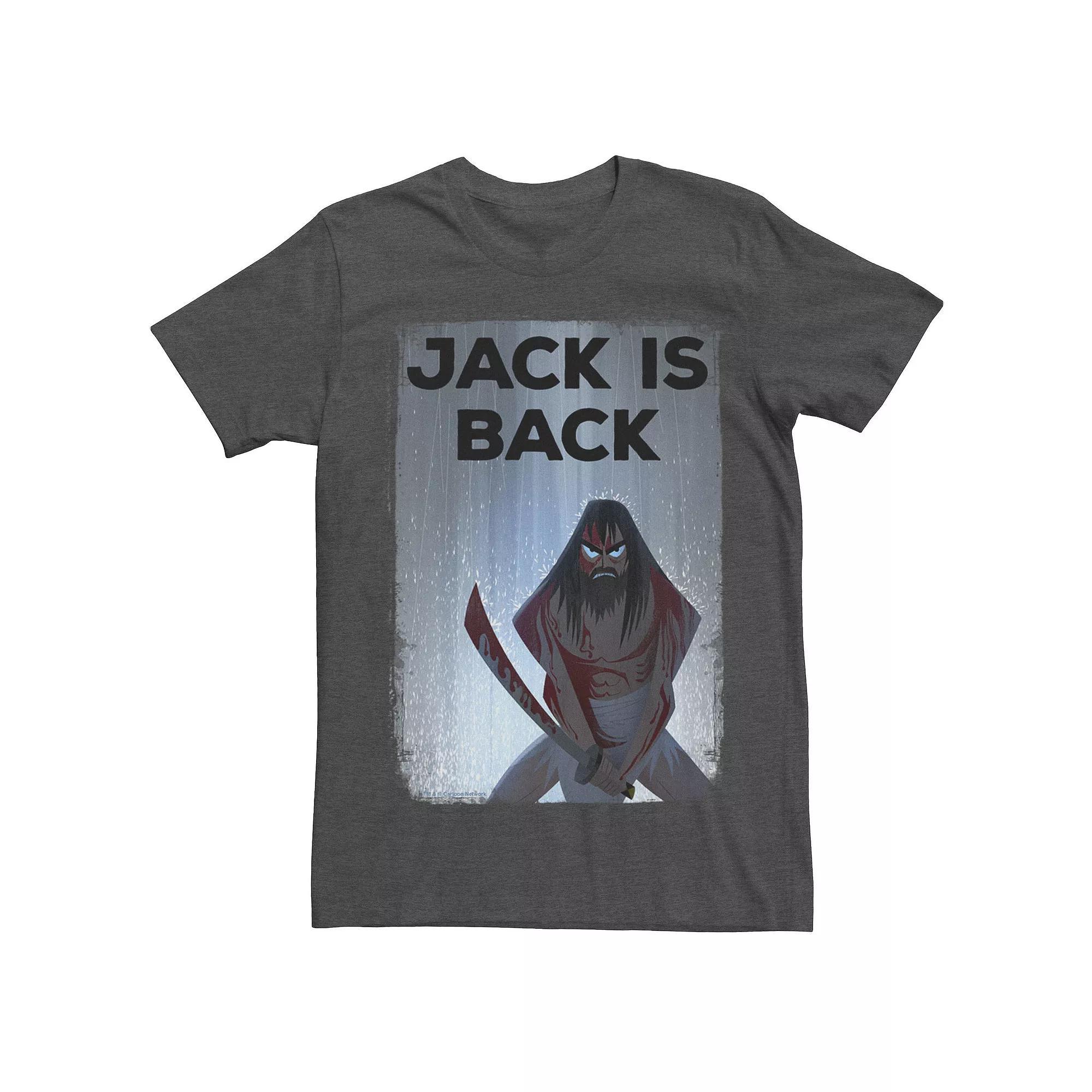 Mens Cartoon Network Samurai Jack Jack Is Back Rainwater Tee Red Product Image