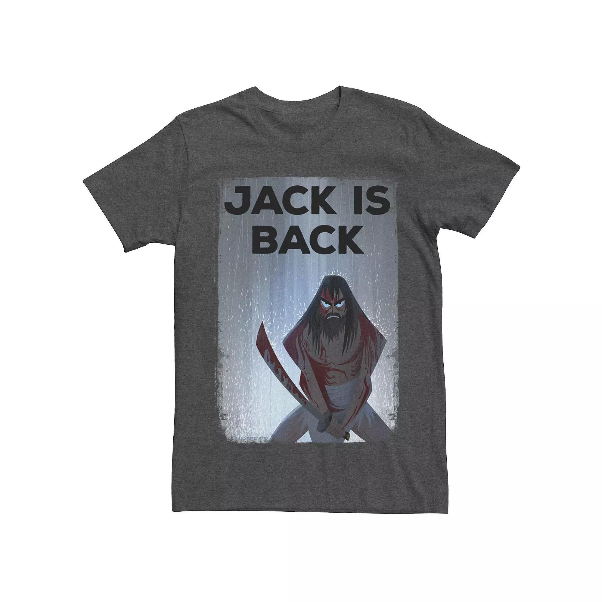Mens Cartoon Network Samurai Jack Jack Is Back Rainwater Tee Red Product Image