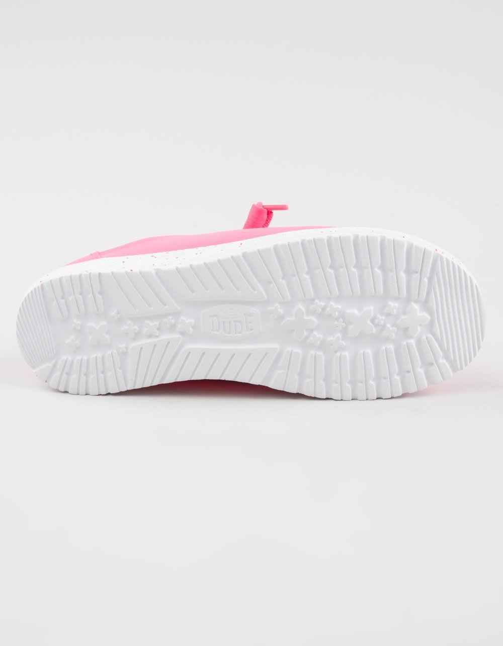HEY DUDE Wendy Womens Slip On Shoes - NEON HOT PINK Product Image