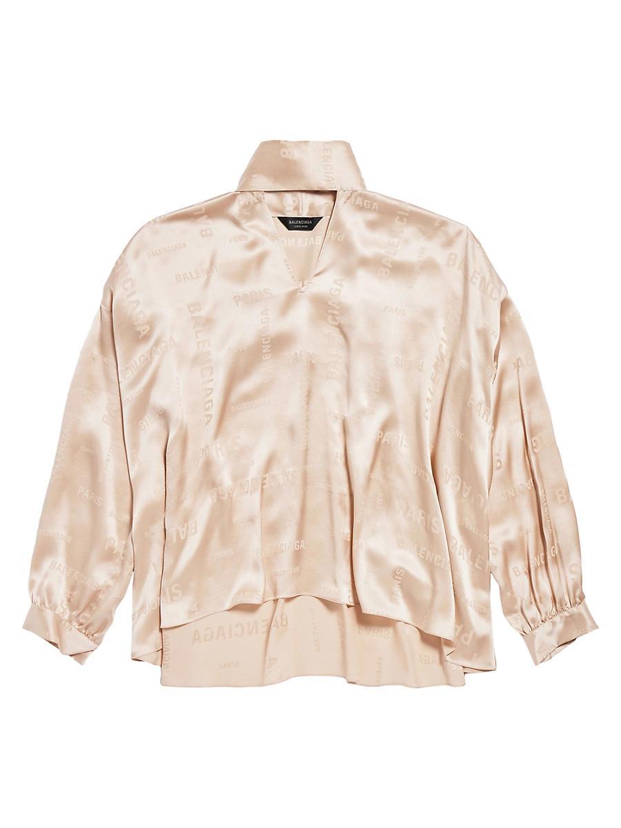 Womens Bal Paris Allover Vareuse Oversized Blouse Product Image