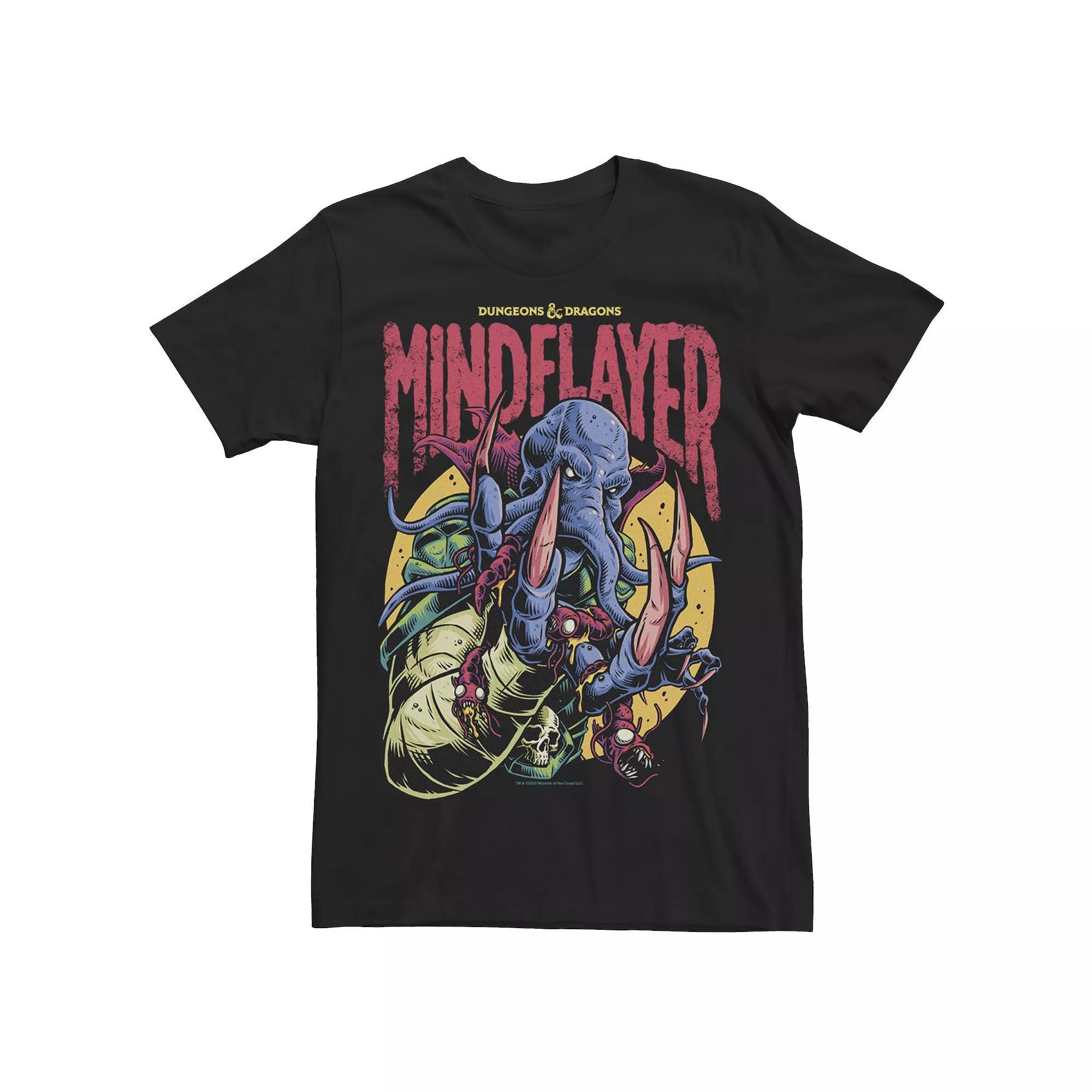 Big & Tall Dungeons & Dragons Mindflayer Logo Tee, Men's, Size: XL Tall, Black Product Image