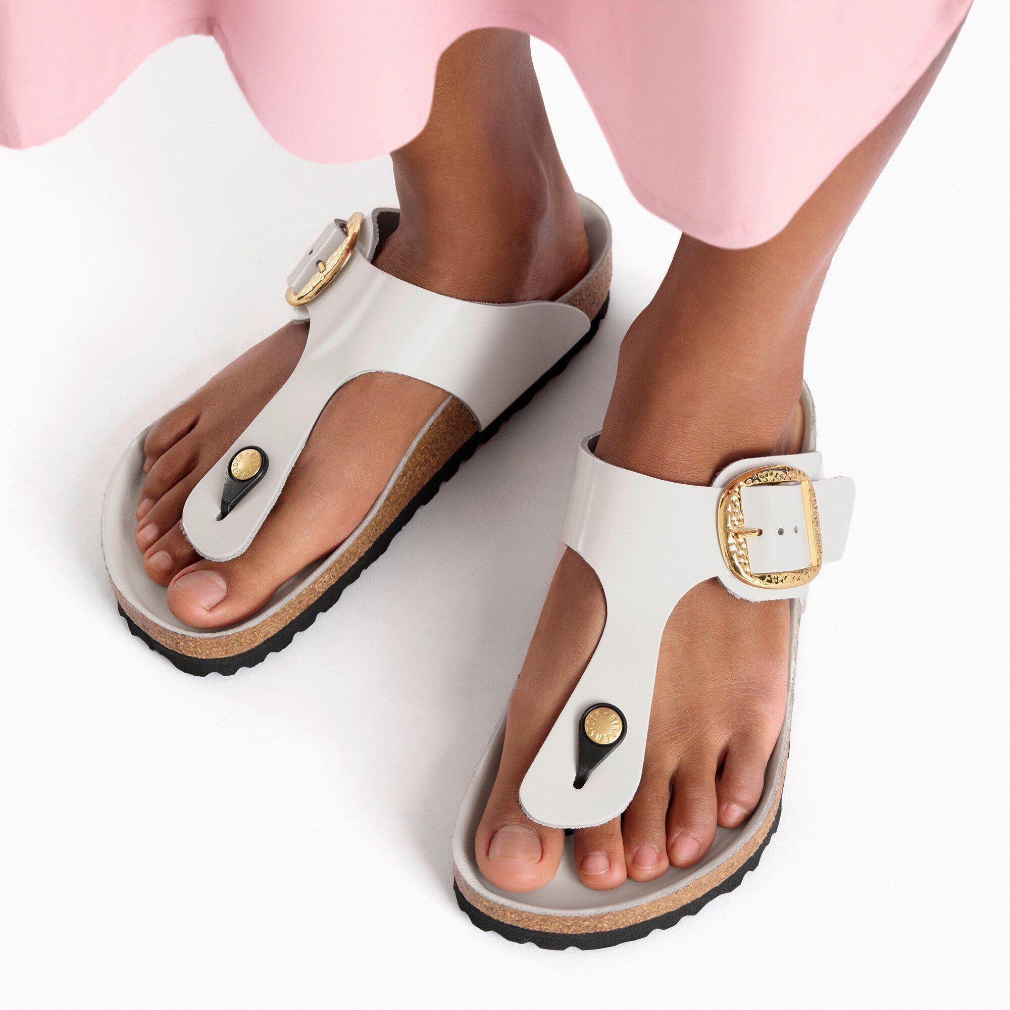 Gizeh Big Buckle Natural Leather Patent Product Image