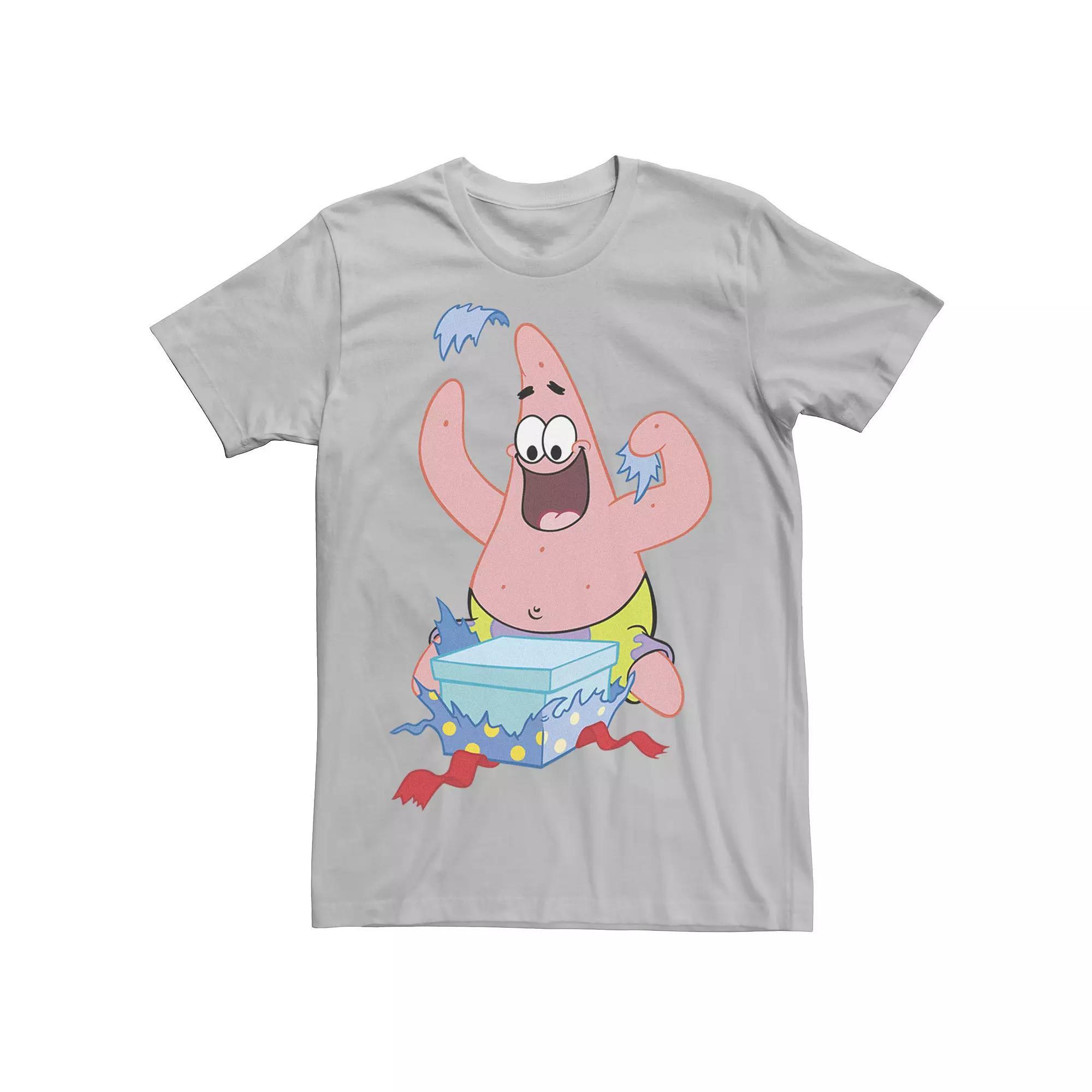 Men's Nickelodeon SpongeBob SquarePants Patrick Star Holiday Graphic Tee, Size: Medium, Blue Product Image