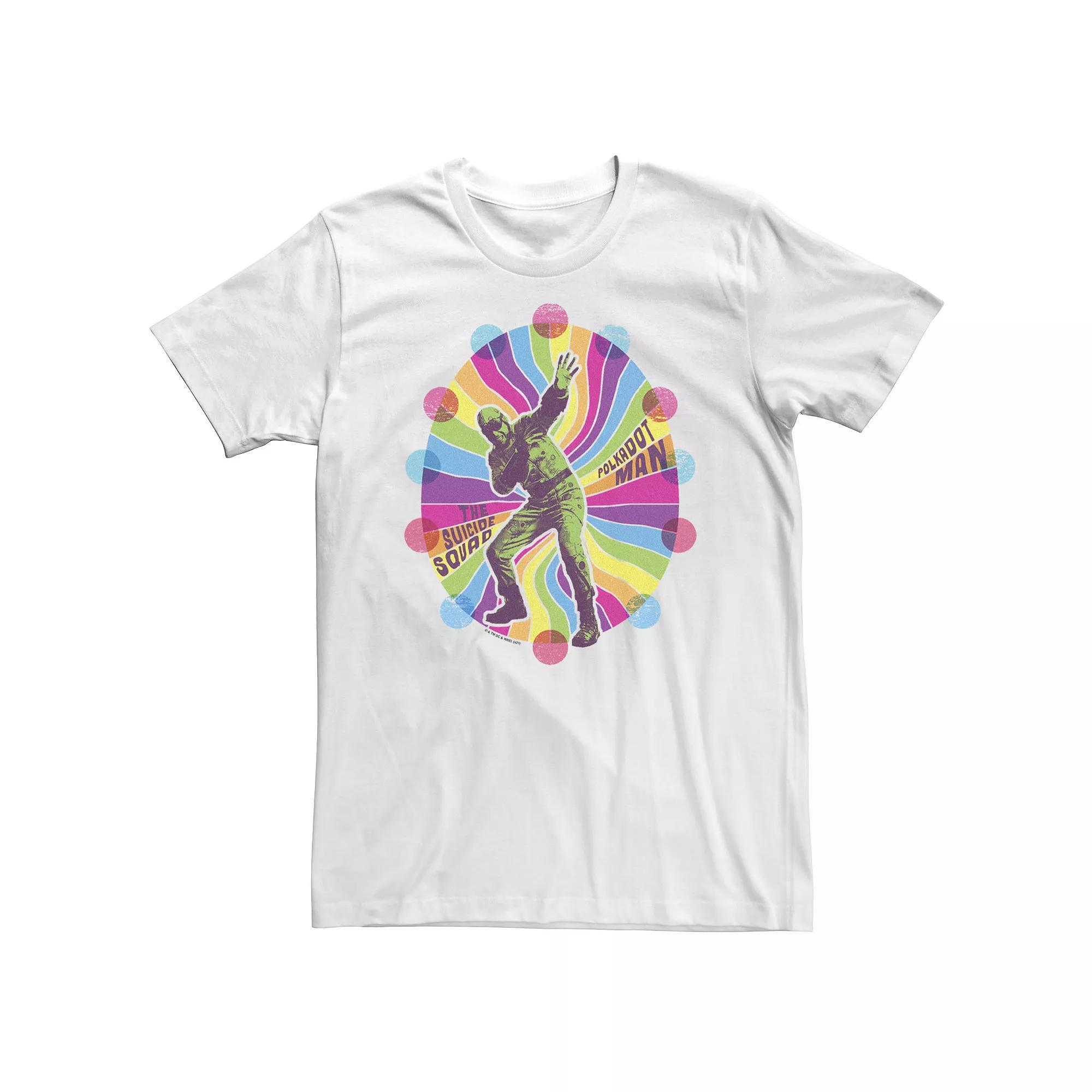 Big & Tall The Suicide Squad Polka-Dot Man Color Splash Tee, Men's, Size: 3XL, White Product Image