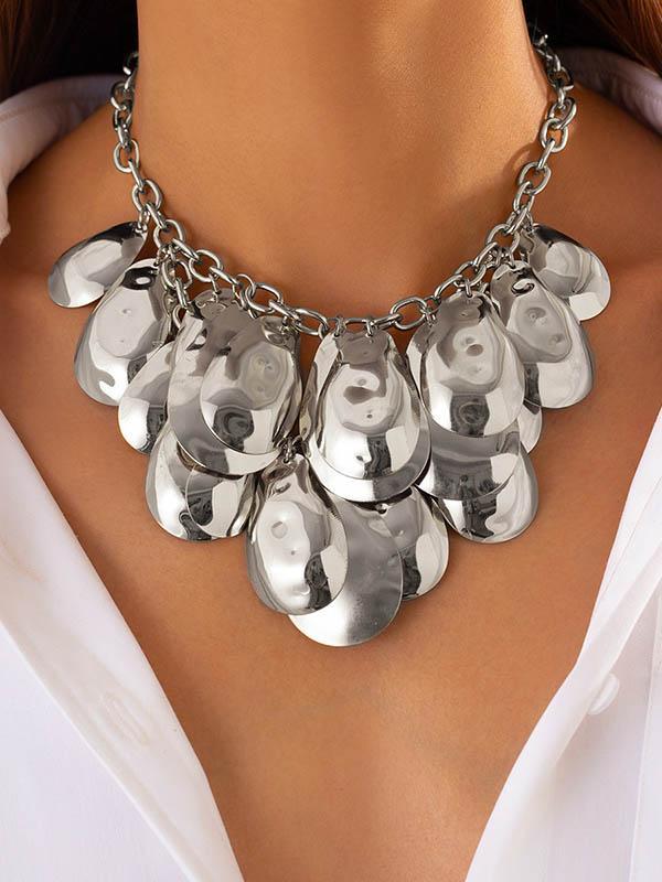 Chains Solid Color Necklaces Accessories Product Image