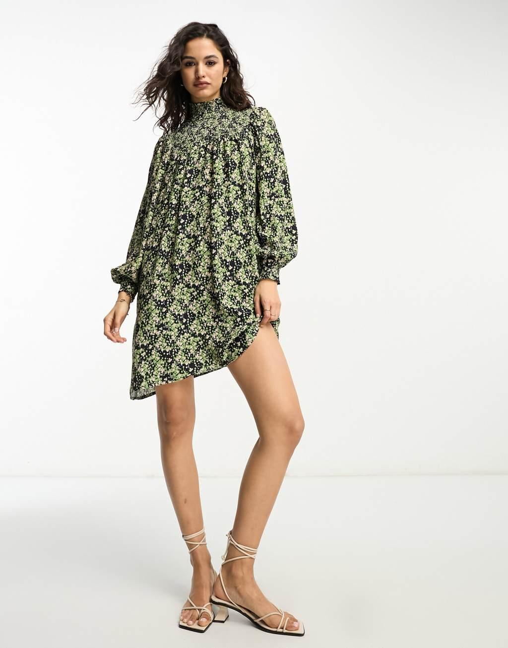 Whistles shirred smock dress Product Image