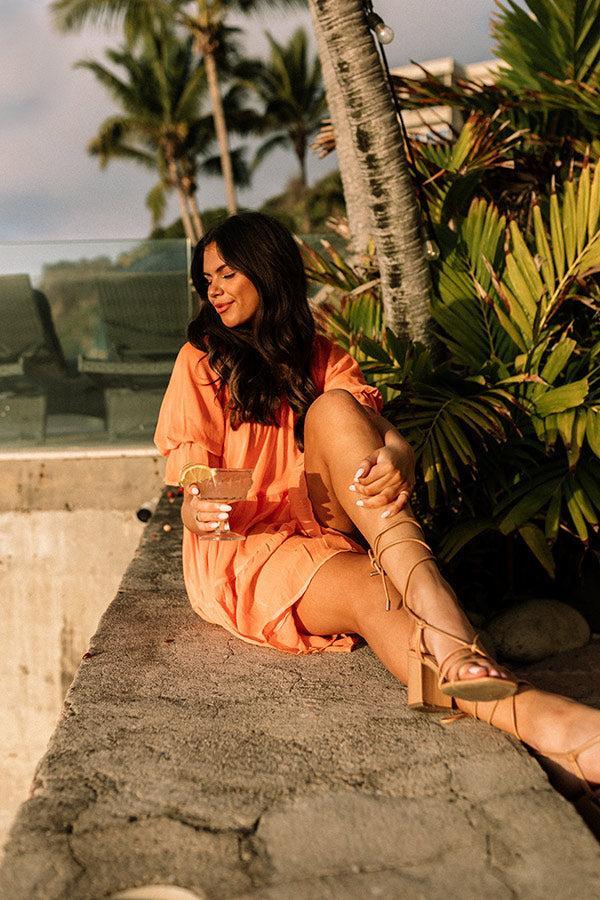 Light Of My Life Shift Dress In Orange Product Image