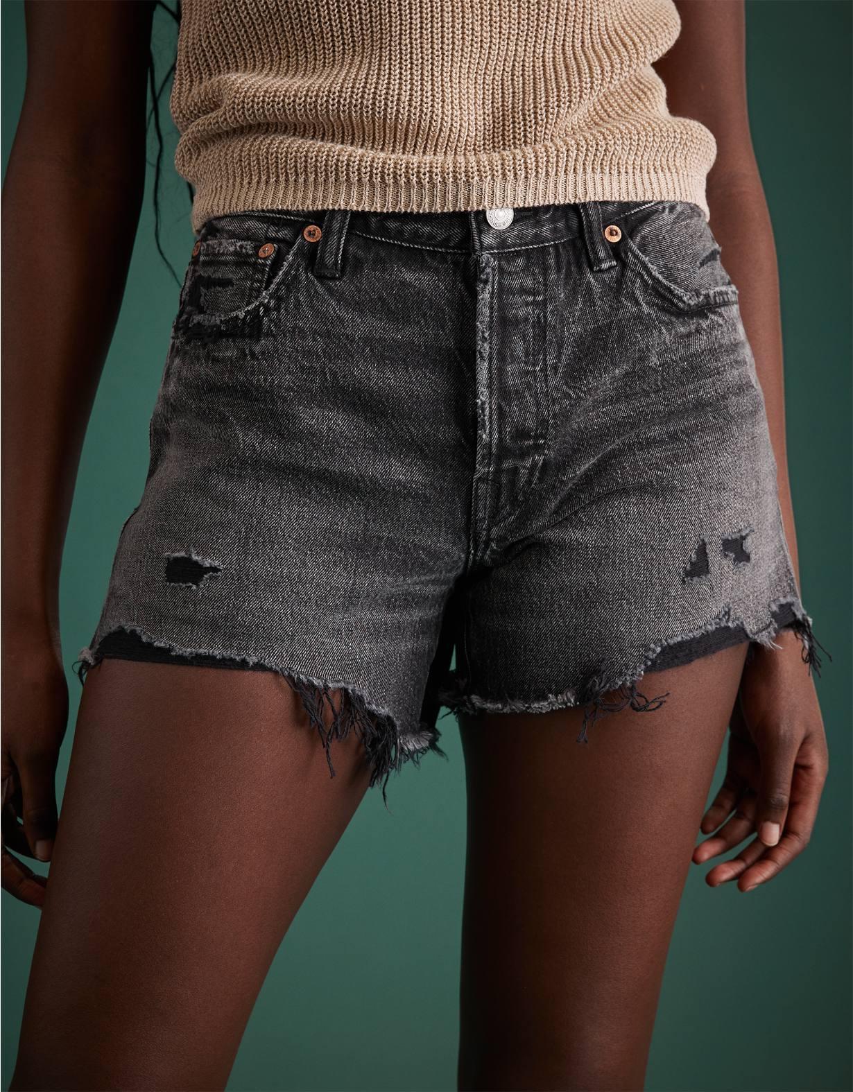 AE77 Premium Classic Denim Short Product Image