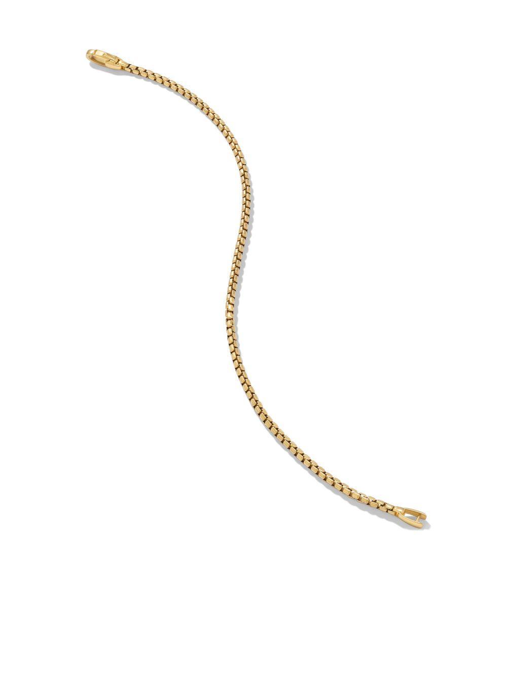 18kt yellow gold Box Chain bracelet (2.7mm) Product Image