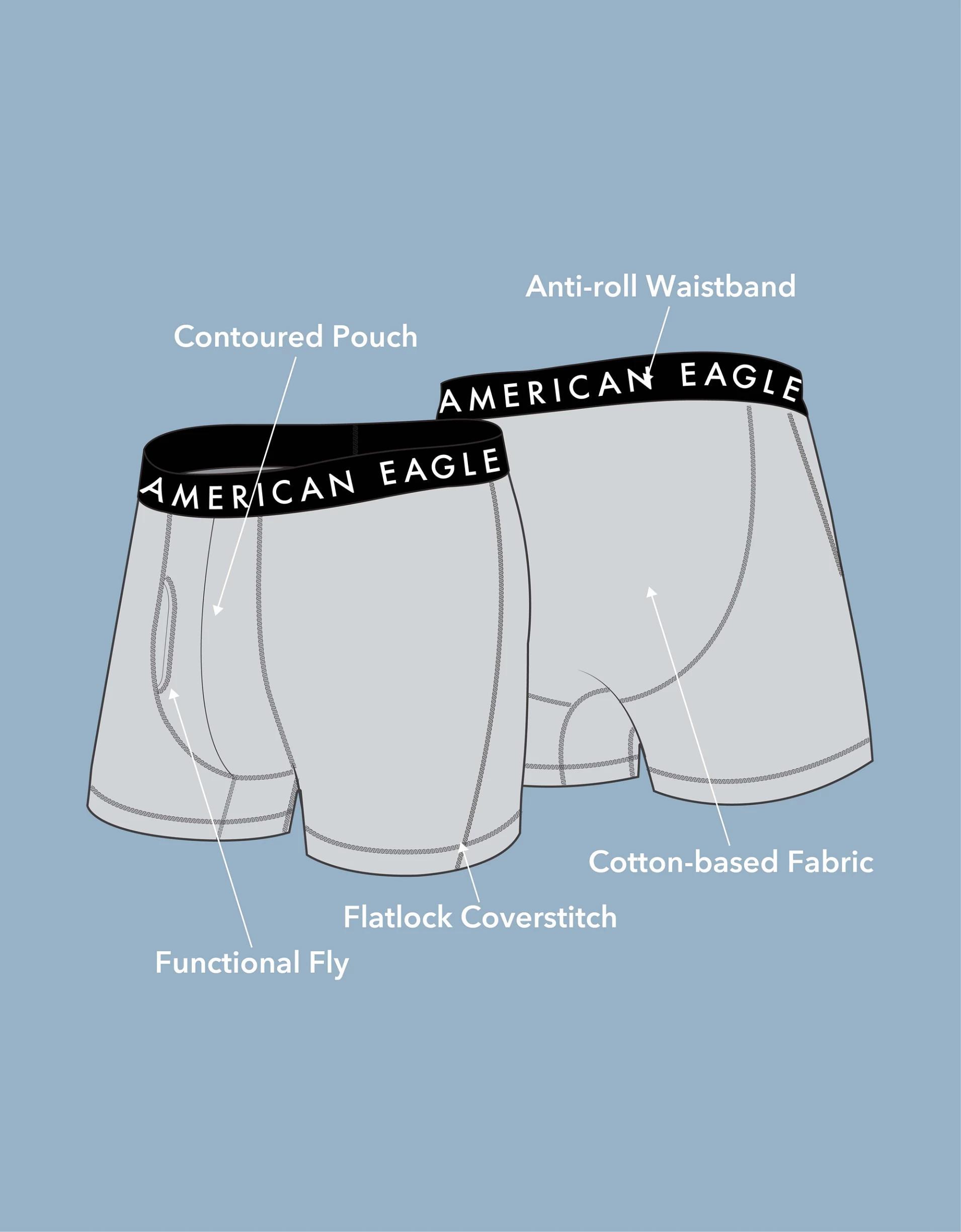 AEO Men's 4.5" Classic Boxer Brief 5-Pack Product Image