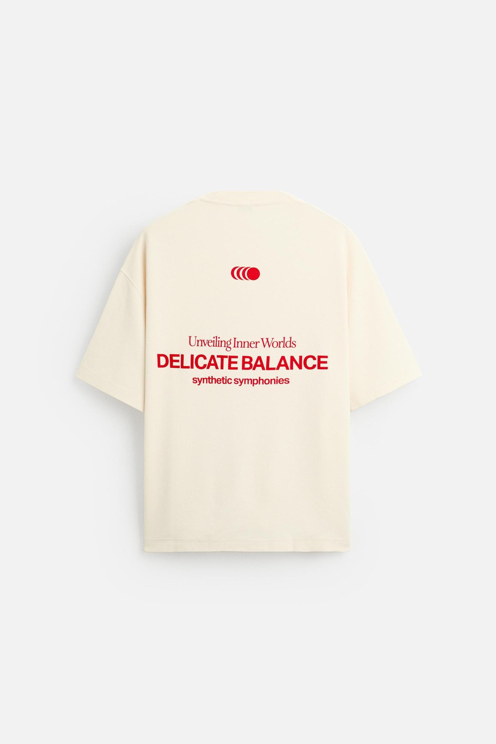 TEXTURED TEXT SWEATSHIRT Product Image