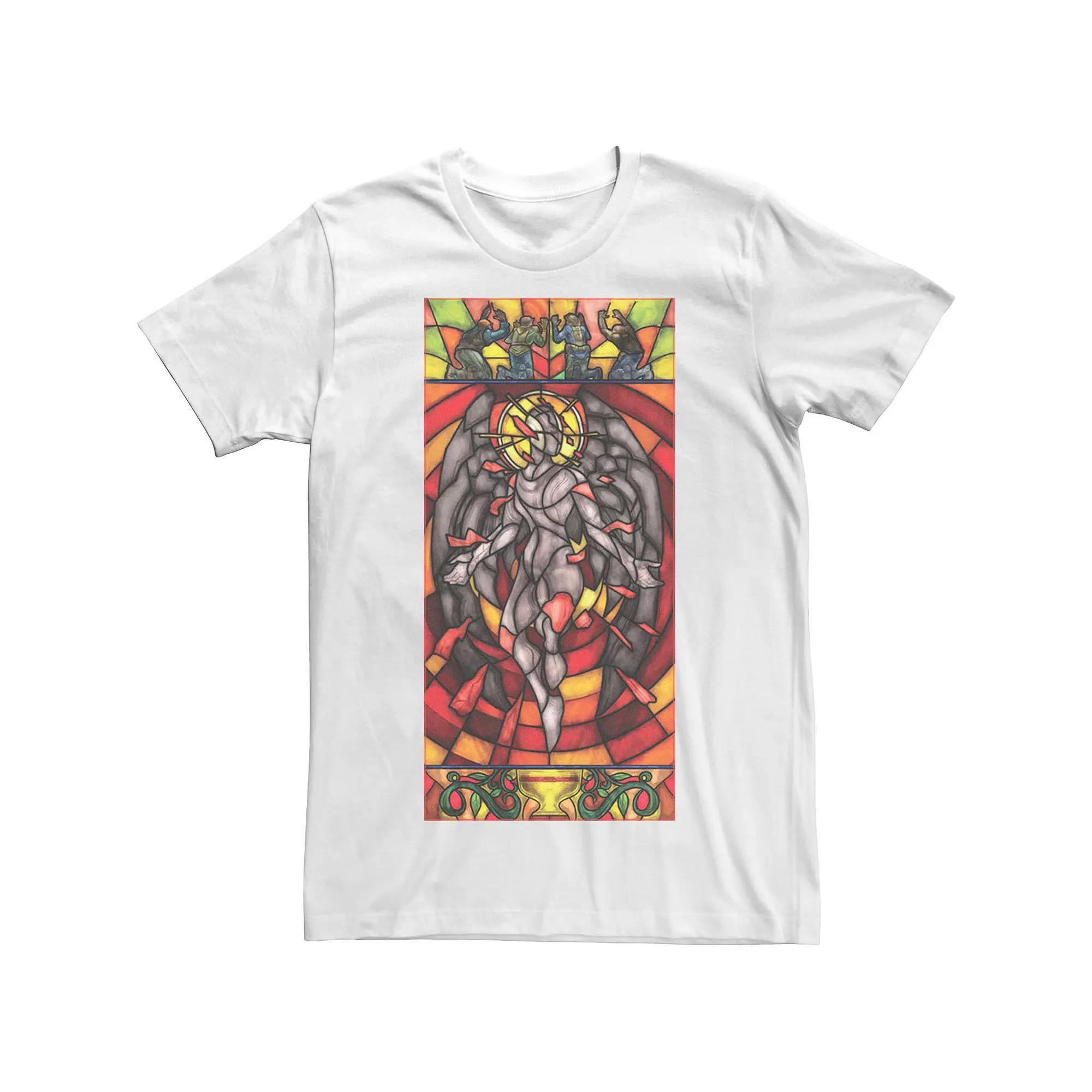 Men's Star Trek Discovery Stained Glass Portrait Tee, Size: Large, White Product Image