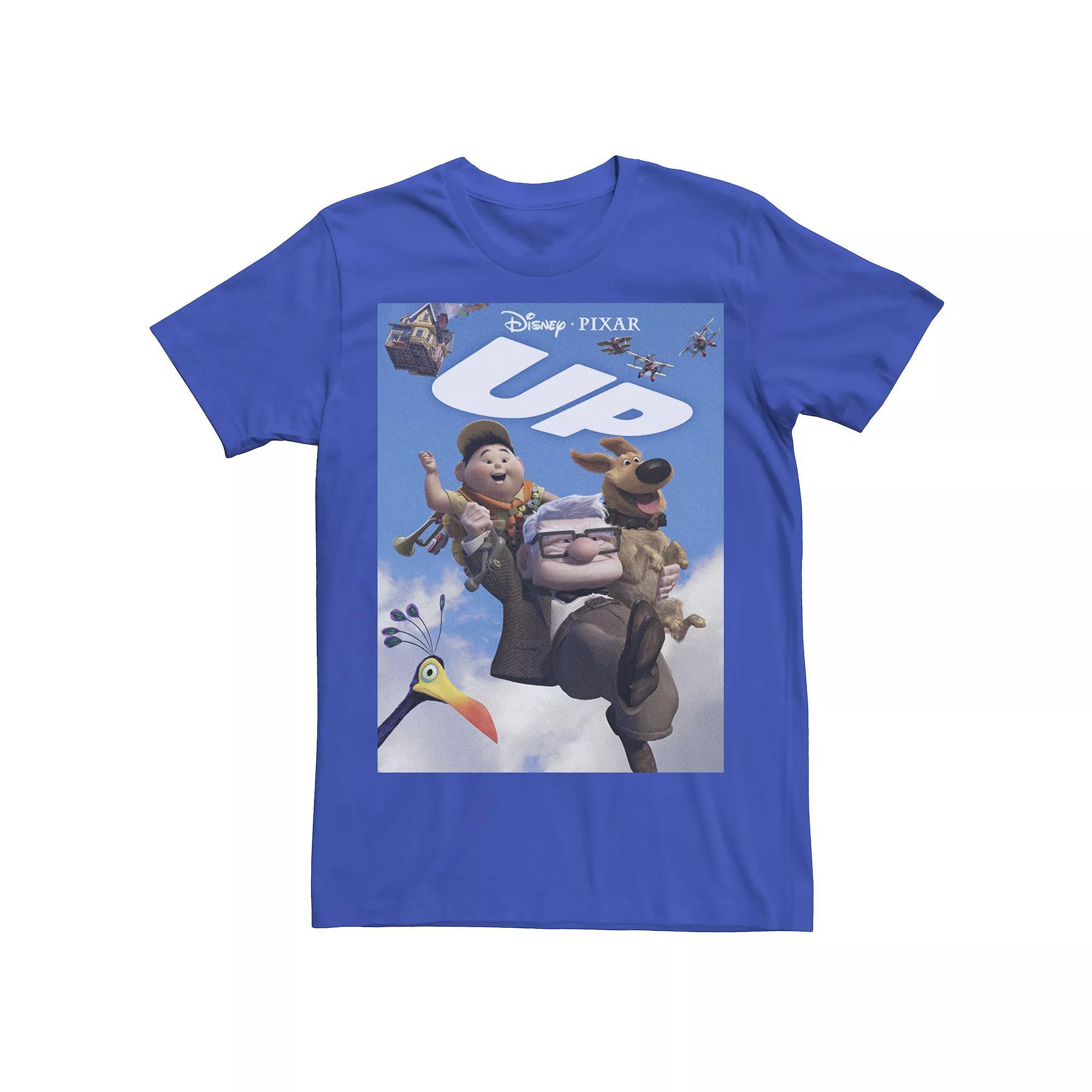 Disney / Pixar's Up Men's Group Logo Poster Tee, Size: Medium, Royal Product Image
