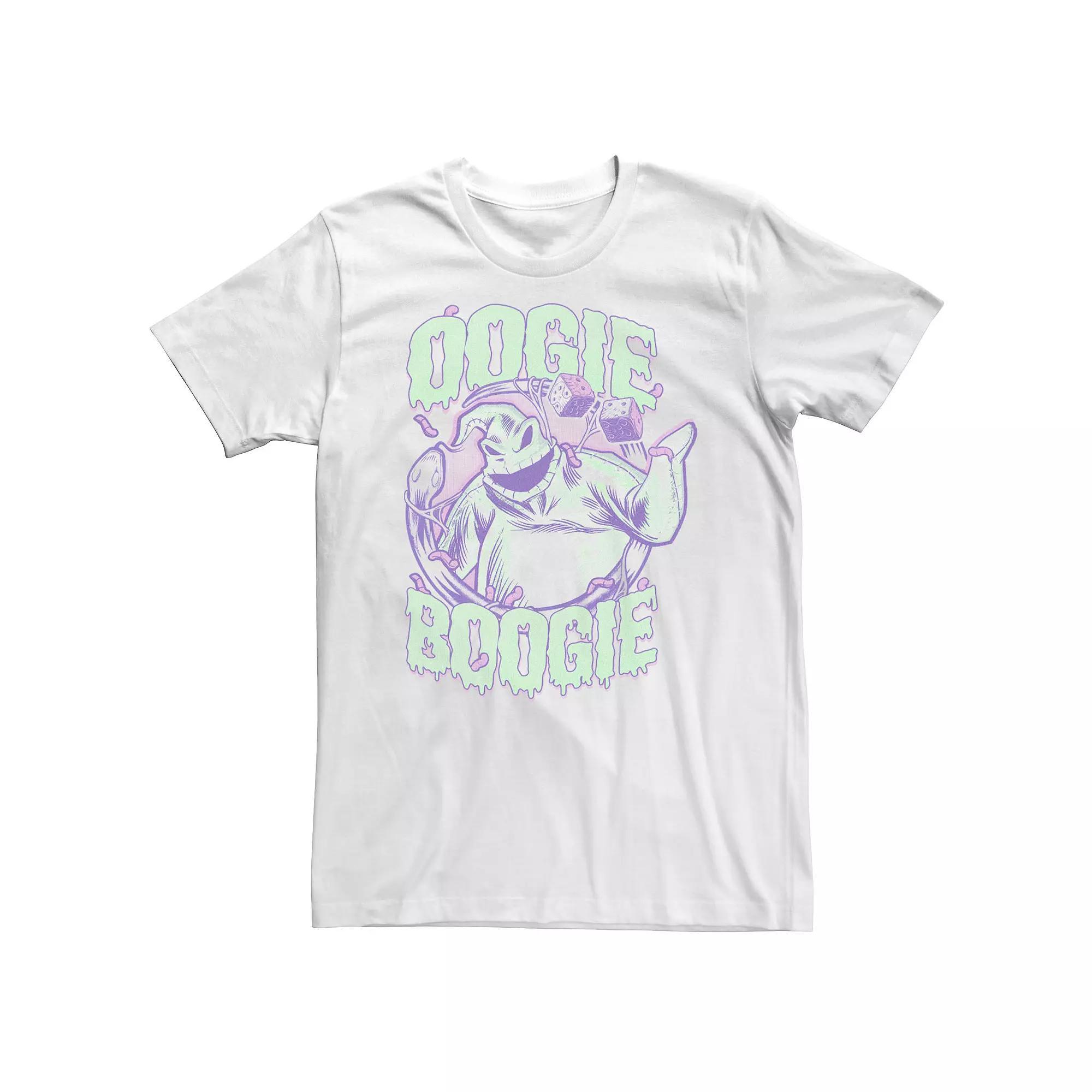 Big & Tall Disney The Nightmare Before Christmas Oogie Boogie Portrait Tee, Men's, Size: 5XL, White Product Image