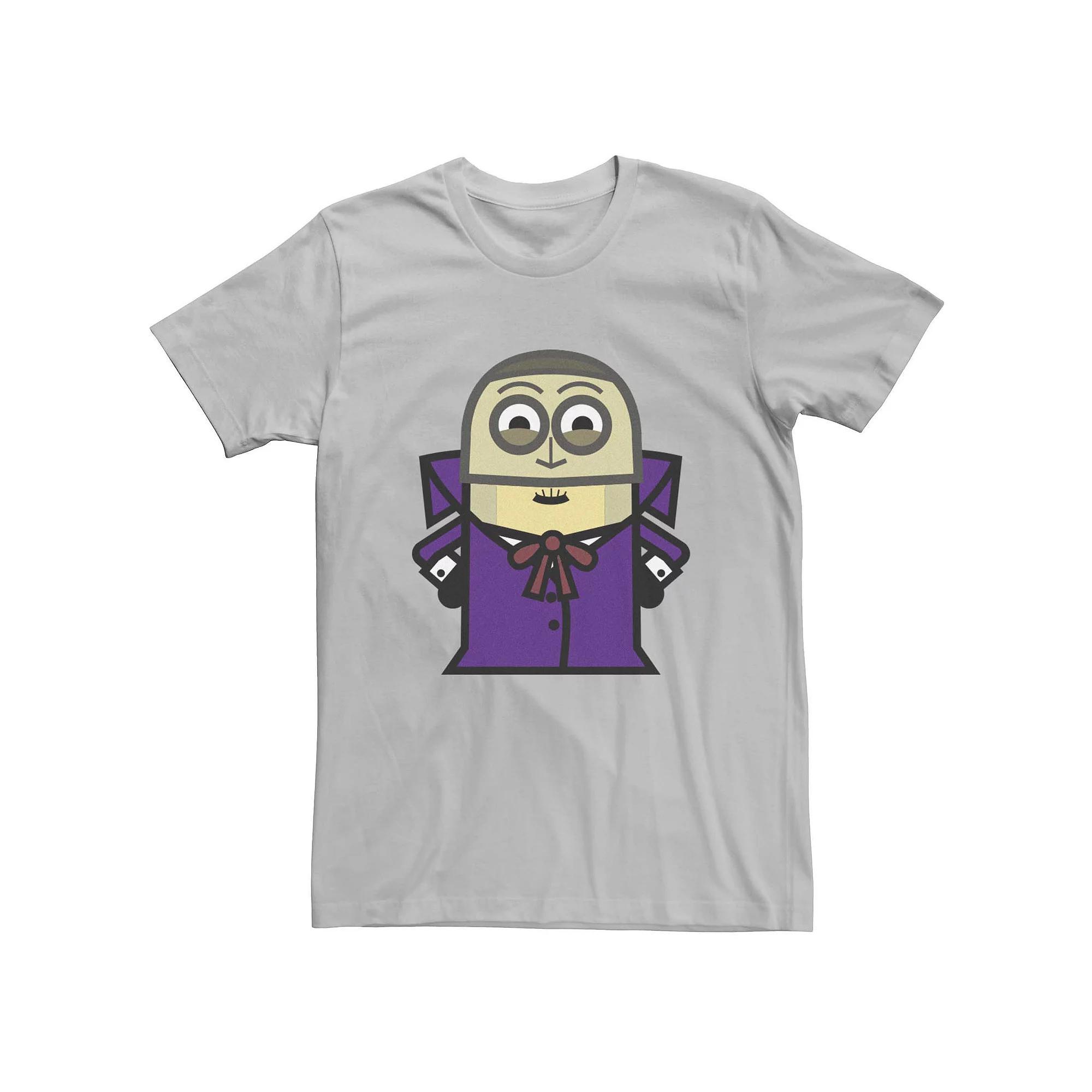 Men's Minions Phantom Of The Opera Tee, Size: Large, Silver Product Image