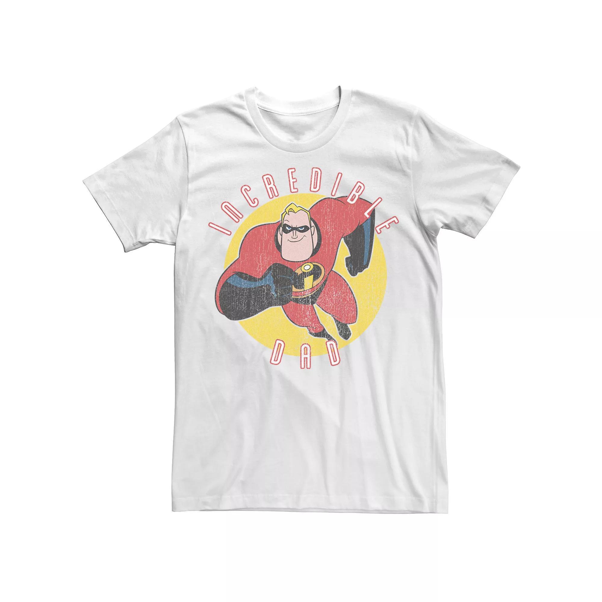 Big & Tall Disney / Pixar Incredibles Mr. Incredible Dad Tee, Men's, Size: XXL Tall, Black Product Image