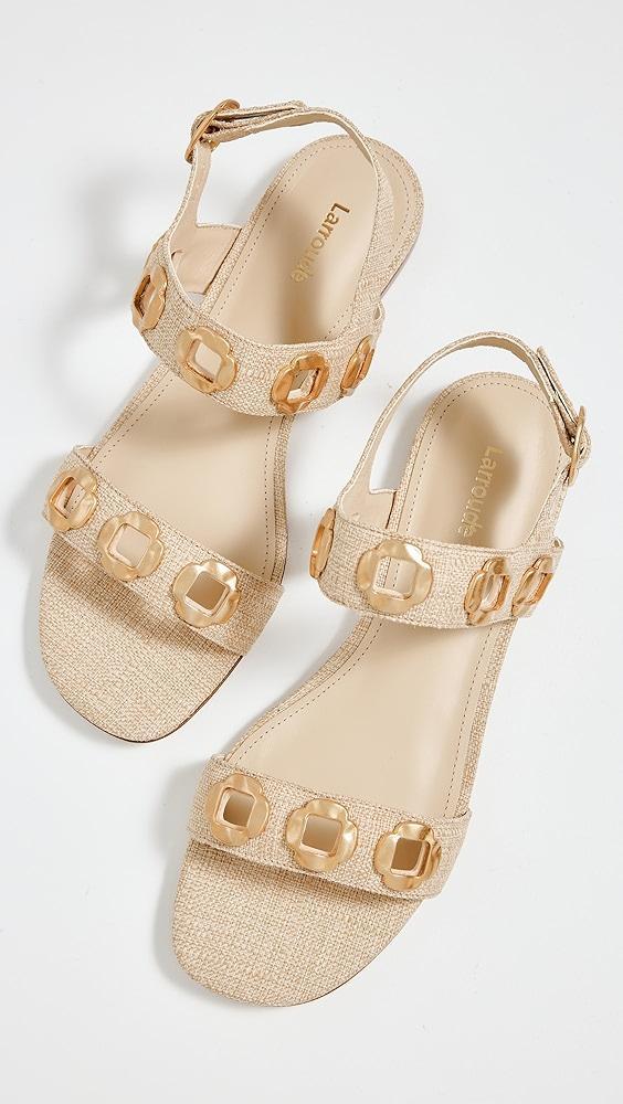 Larroudé Milan Flat Sandals | Shopbop Product Image