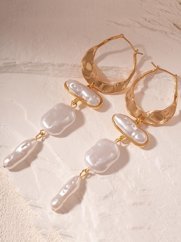 Geometric Tasseled Earrings Accessories Product Image