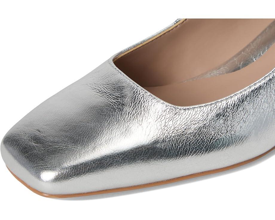 Natalia Square Toe Block Heel Pumps with Bow Product Image