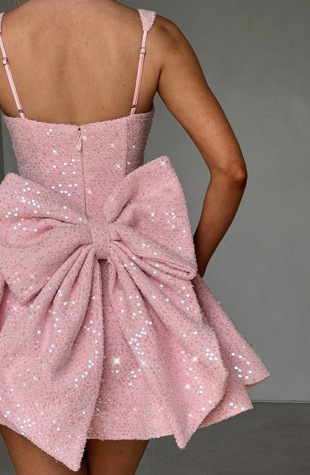 Dorothy Mini Dress - Blush Product Image
