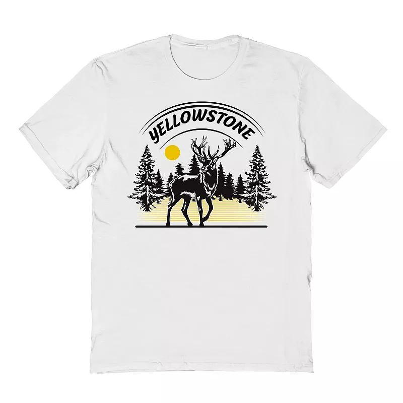 Men's Country Parks National Park Graphic Tee, Size: Large, White Product Image