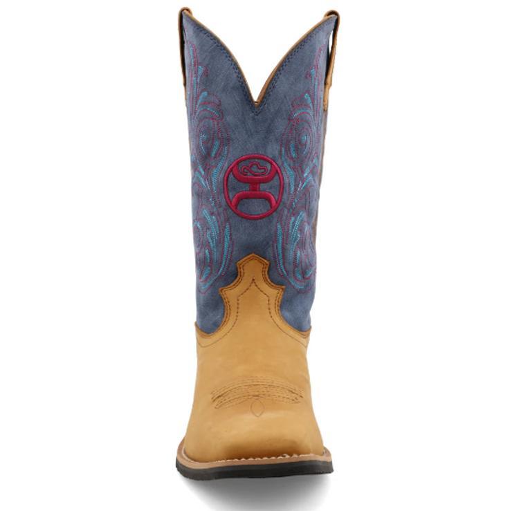 SALE Twisted X® Hooey™ Men's 12" Peanut Tan Square Toe Boots Product Image