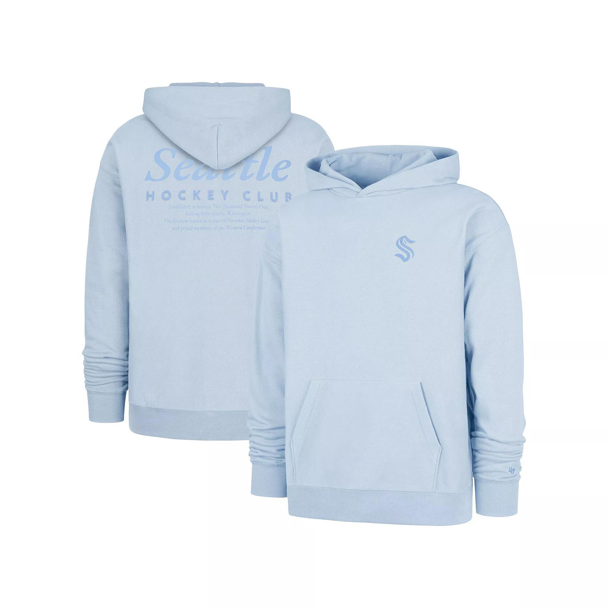 Men's '47  Light Blue Colorado Avalanche Foundation Pullover Hoodie, Size: Large Product Image