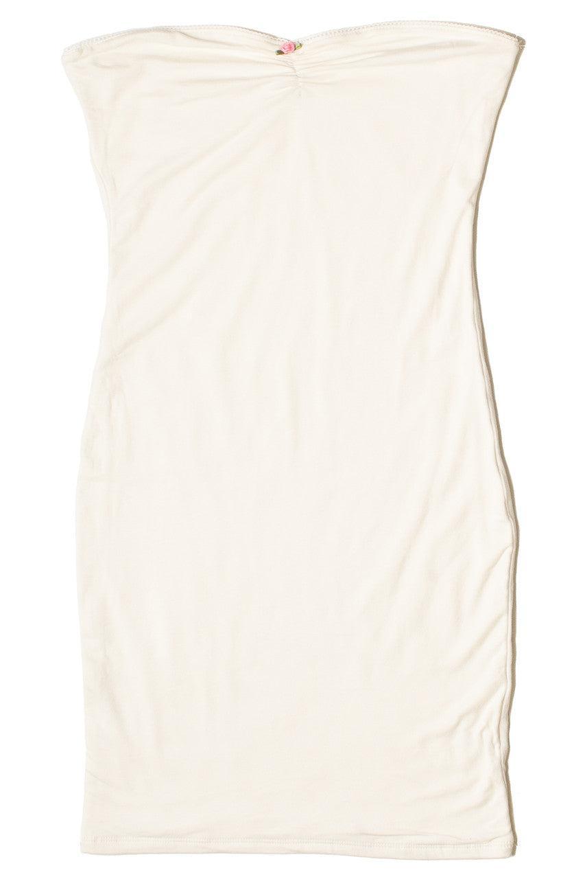 Rose Bud Strapless Bodycon Mini  Dress Product Image