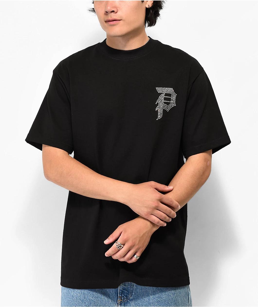 Primitive Rhinestone Dirty P Black T-Shirt Product Image