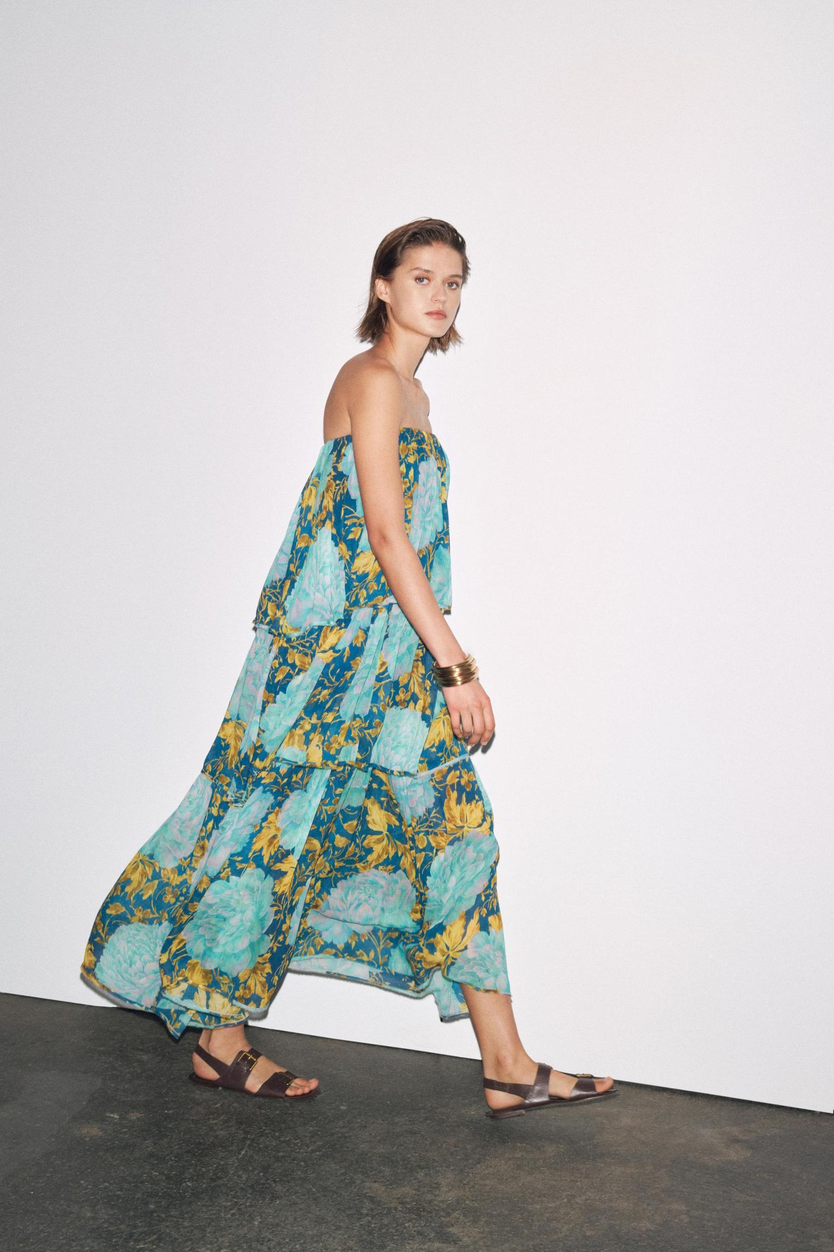 STRAPLESS DRESS ZW COLLECTION Product Image
