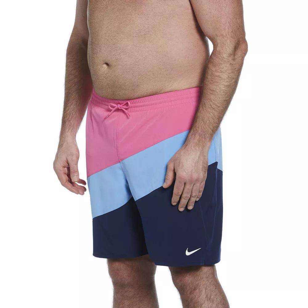 Big & Tall Nike 9-in. Color Surge Volley Swim Trunks, Mens Product Image