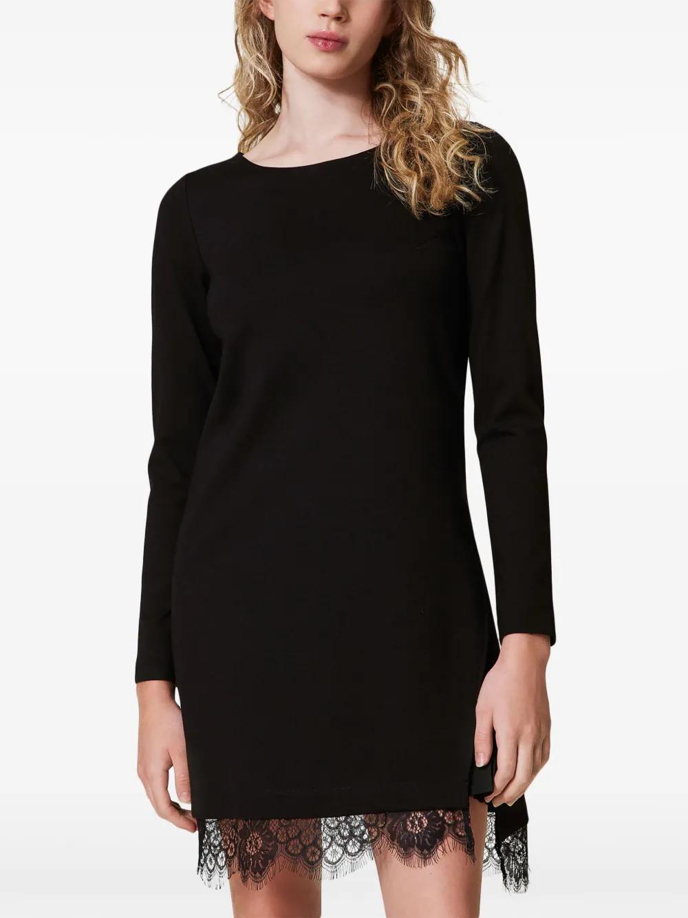 lace-detailing mini dress Product Image