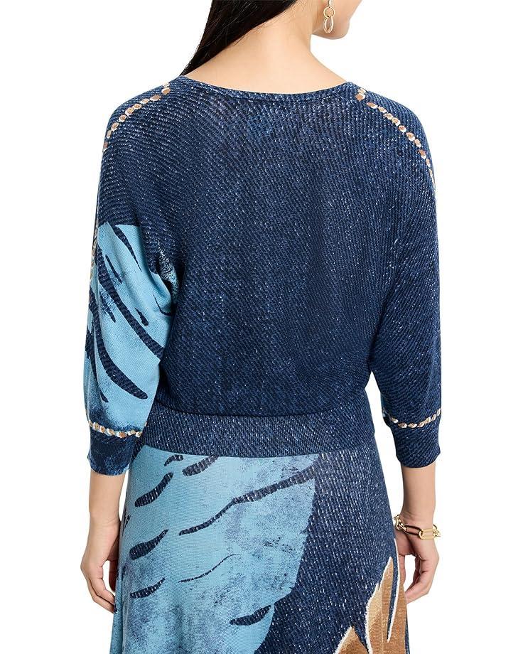 Women's NIC+ZOE Petite Twilight Front Easy V-Neck Sweater Product Image