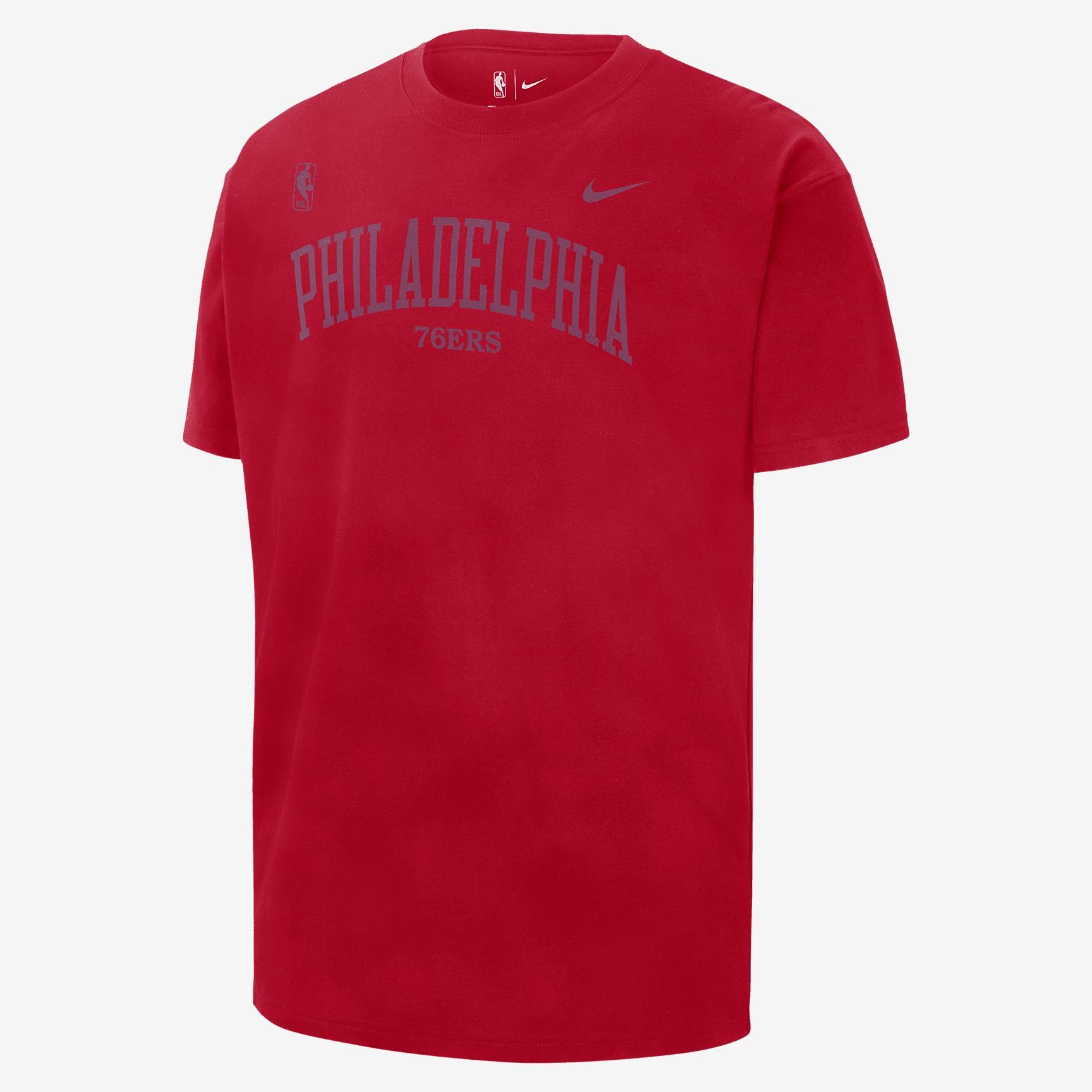 Philadelphia 76ers Courtside Max90 Men's Nike NBA T-Shirt Product Image