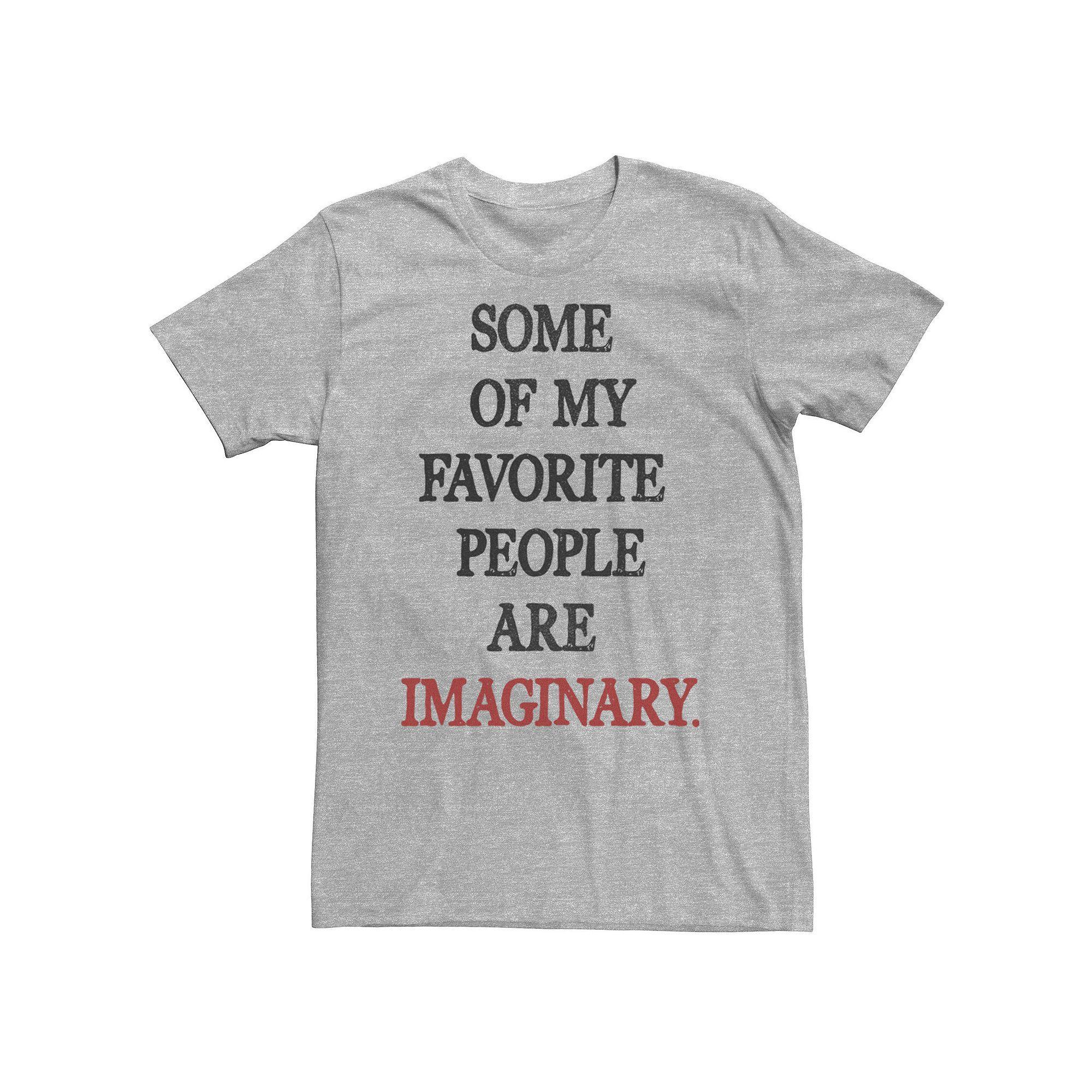 Mens Imaginary Friends Graphic Tee Athletic Grey Product Image