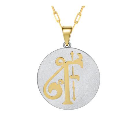 Saints & Saviors Fancy Initial F Pendant Necklace Product Image
