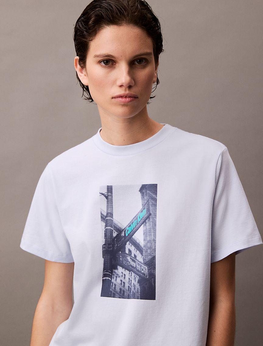 Street Sign Graphic Boxy T-Shirt Product Image