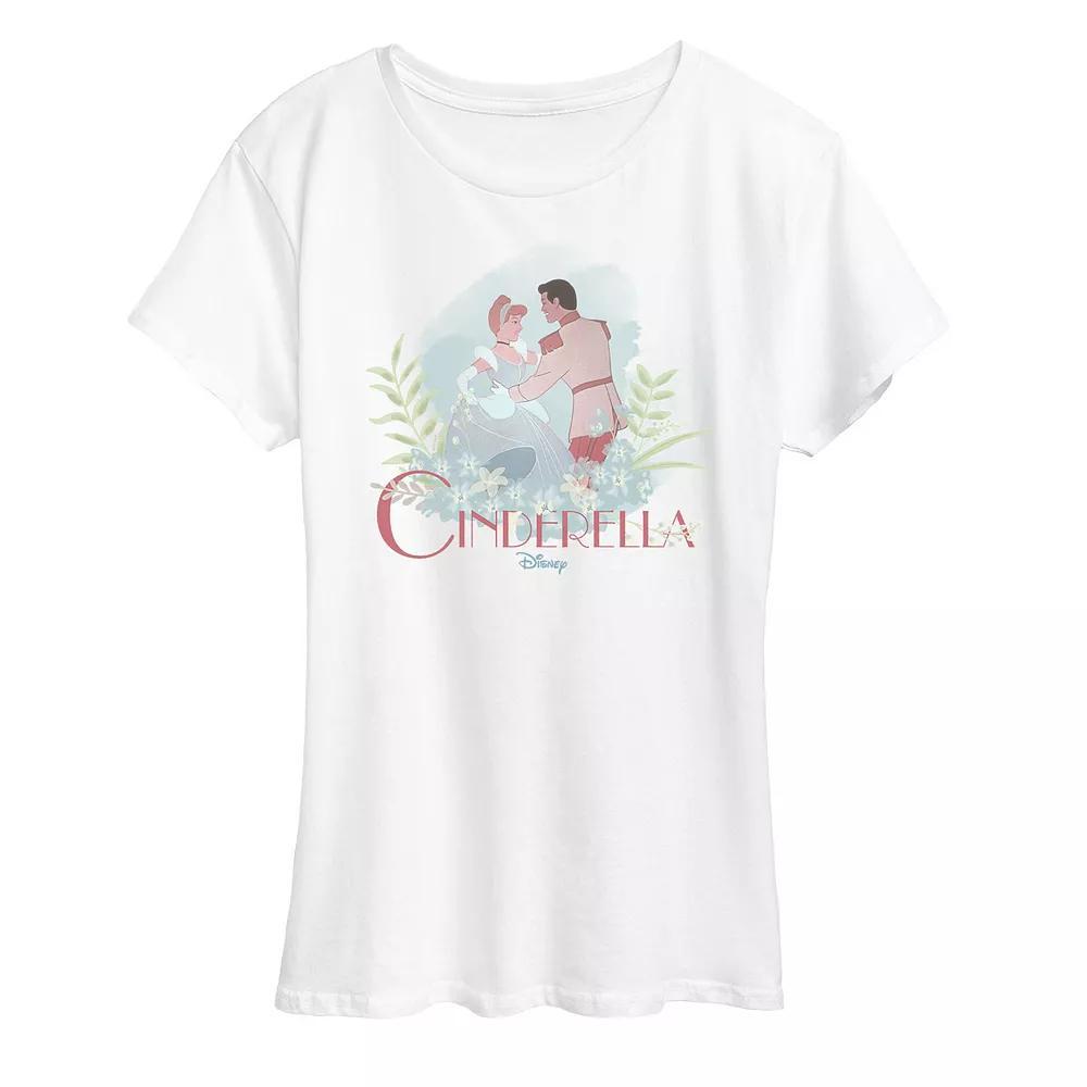 Disney Princess Cinderella Womens Prince Logo Graphic Tee Product Image