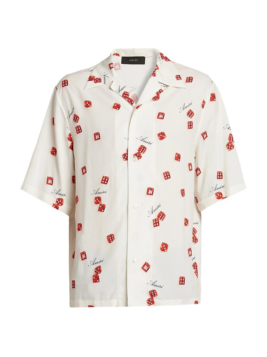 Mens Dice Bowling Shirt Product Image