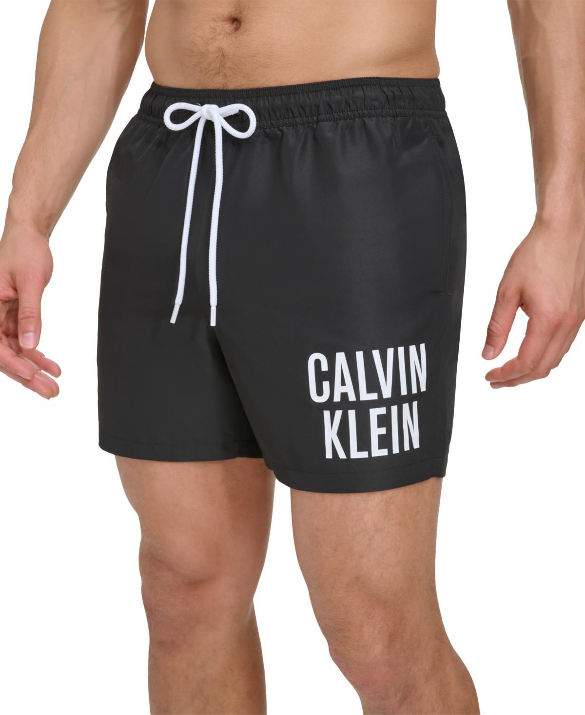 Calvin Klein Mens Intense Power Modern Euro 5 Swim Trunks Product Image
