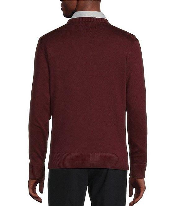 Daniel Cremieux Signature Label Supima Diamond Pattern Sweater Product Image