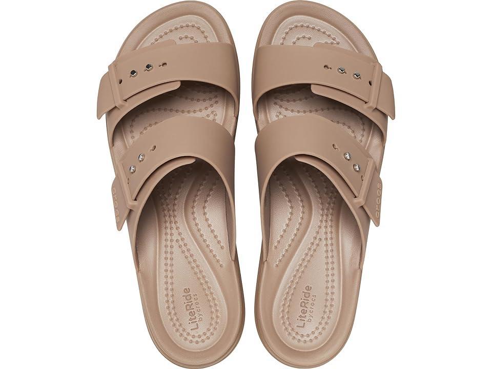 Crocs Brooklyn Women's Wedge Sandals, Size: 11, Black Product Image