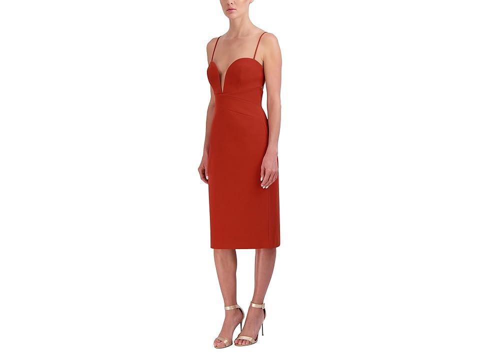 Bcbgmaxazria Plunge Neck Evening Dress Product Image