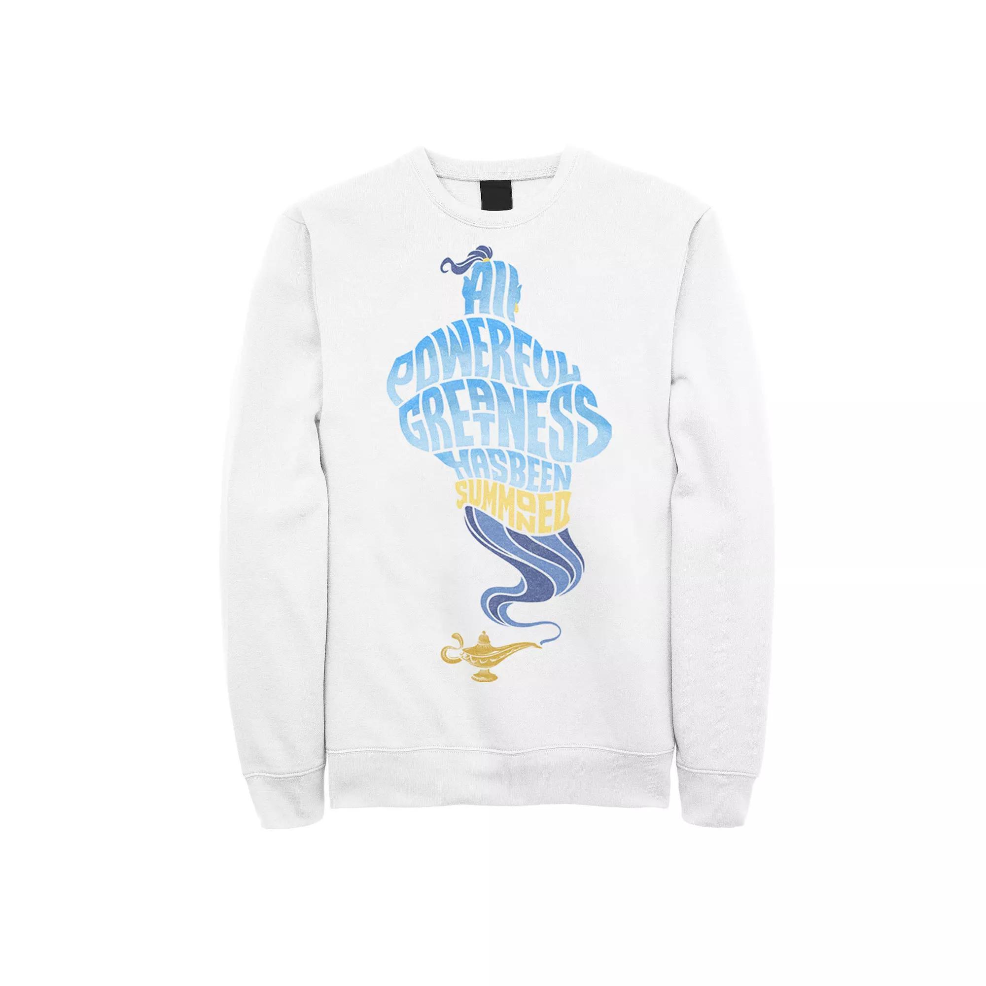 Disney's Aladdin Men's All Powerful Greatness Tee, Size: XXL, White Product Image