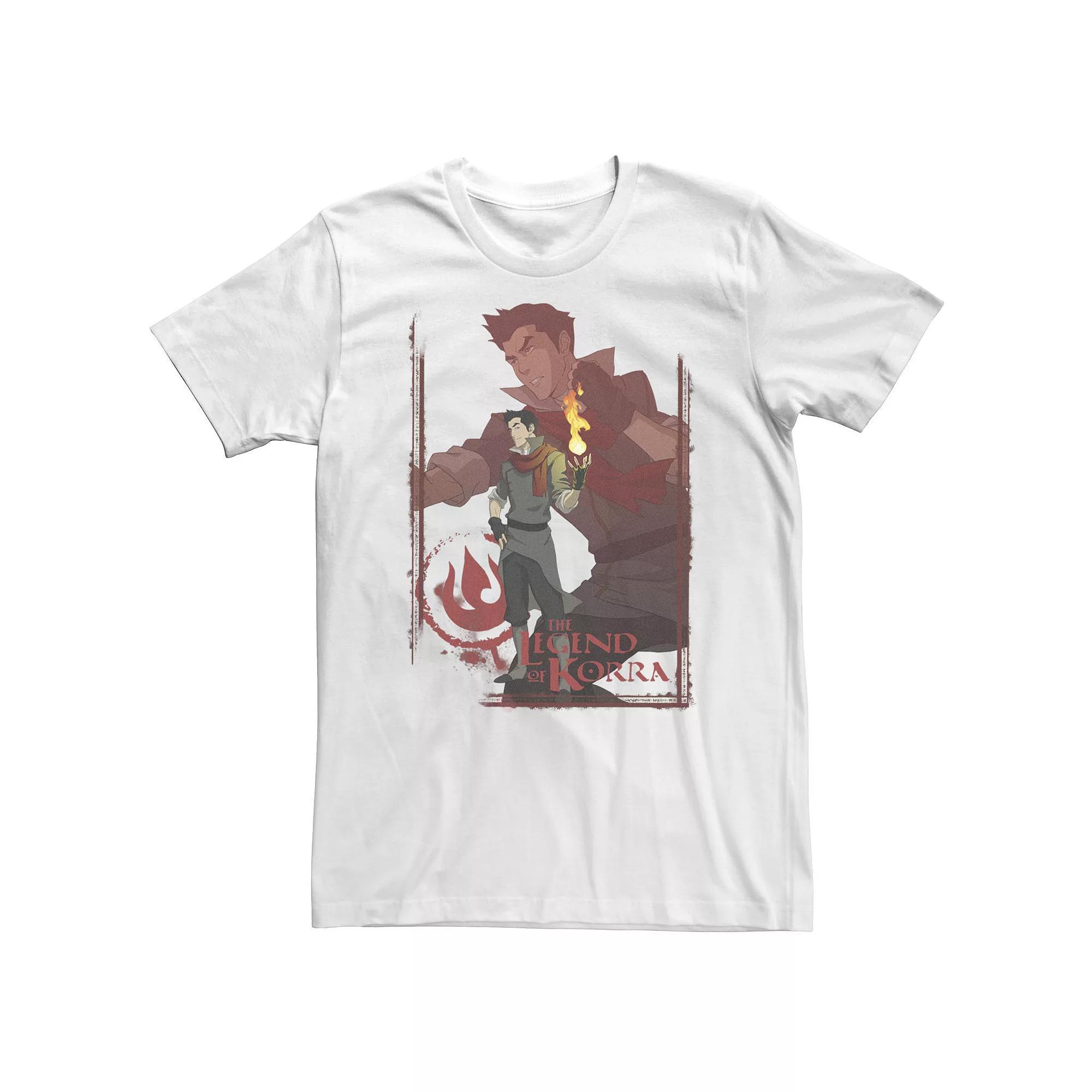Big & Tall The Legend Of Korrra Mako Portrait Collage Tee, Men's, Size: 4XL, White Product Image