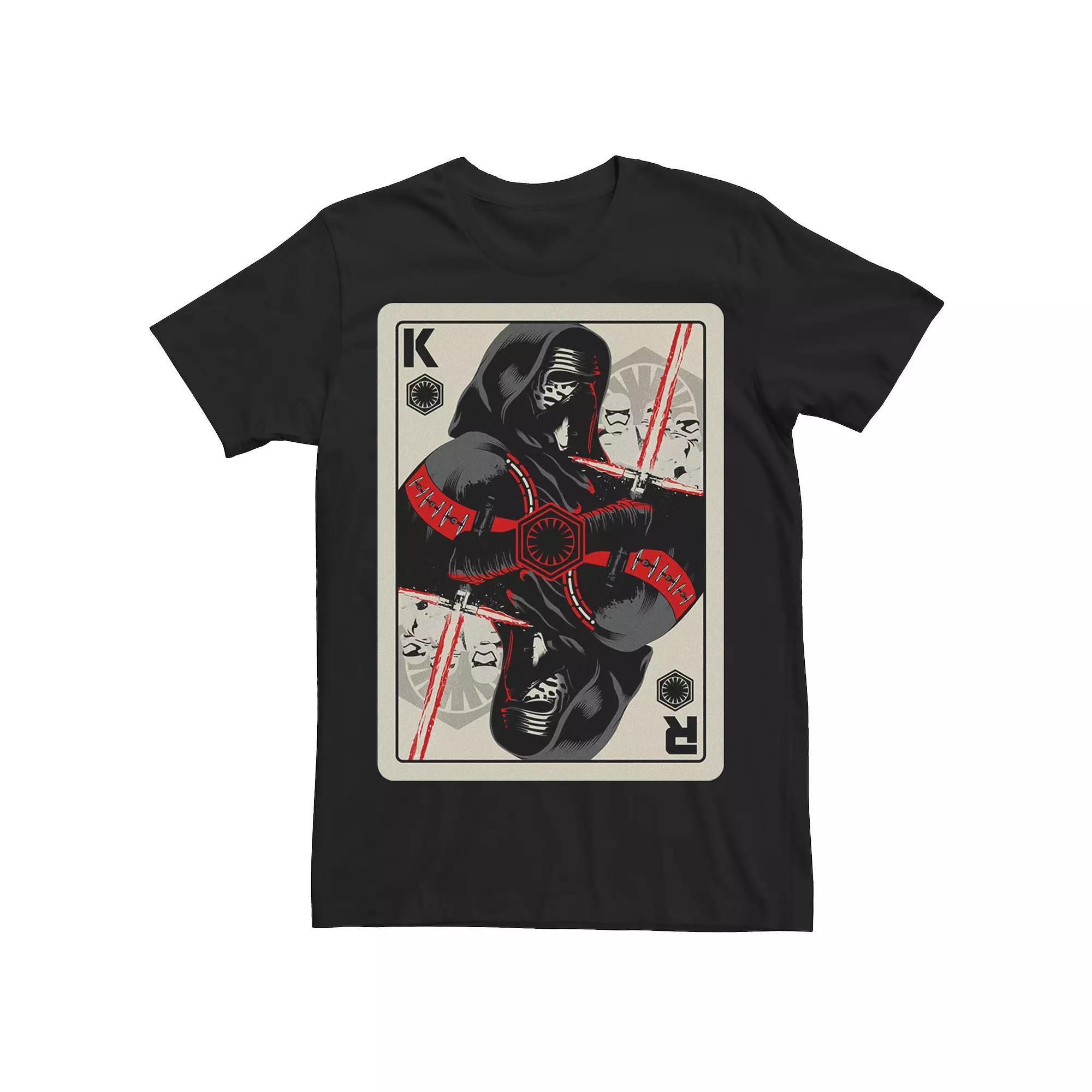 Mens Star Wars Sith Card Graphic Tee Grey Heather Product Image
