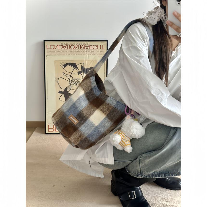 Plaid Bucket Bag Product Image